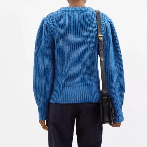 Isabel Marant Etoile "Pleane" Sweater in Blue, size 38. Fits like a size small - Picture 2 of 9